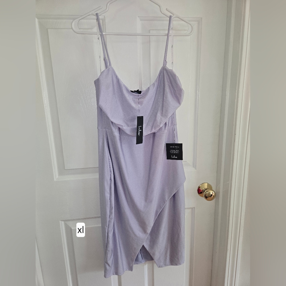 Lulu's Light Purple Asymmetrical Dress